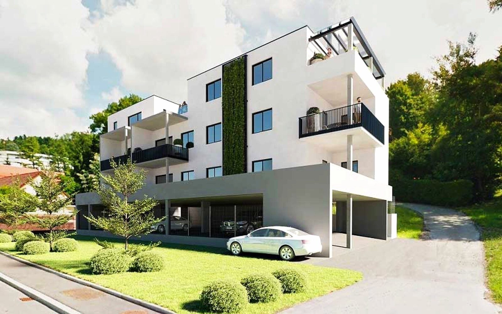 Foto: Graz · Neubau: 3-Zimmer-Anlegerwohnung ca. 56 m² · Living St. Peter · provisionsfrei