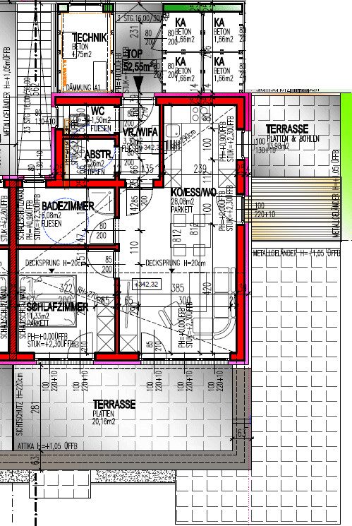 Grundriss – Mühldorf b. Feldbach · Bestand: 2-Zimmer-Anlegerwohnung ca. 53 m² · Remlerweg 10 · provisionsfrei