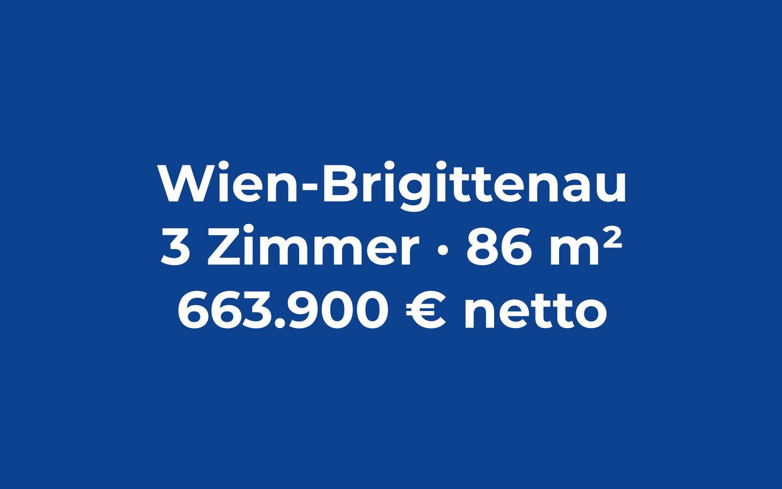 Foto: Wien-Brigittenau · Neubau: 3-Zimmer-Anlegerwohnung ca. 86 m² · Traisengasse · provisionsfrei